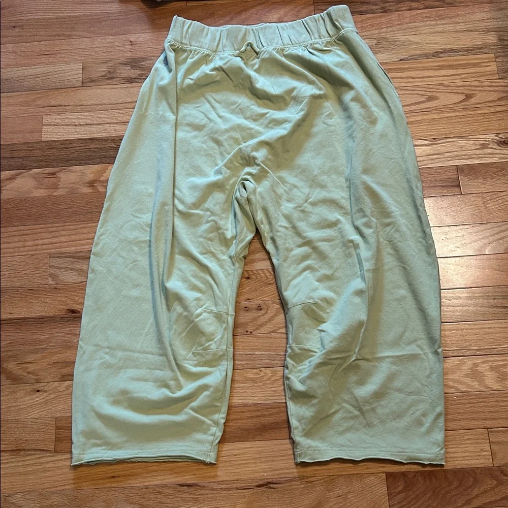 Free People hot shot relaxed set. Size medium. Light green color called Moss. - Picture 4 of 13